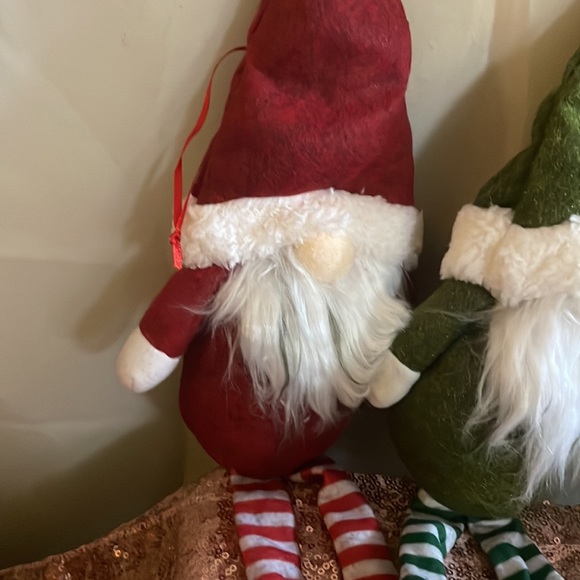 Gnomes Christmas decor 3 pieces gnome plush dolls w/ bendable hats and l… - Picture 4 of 8